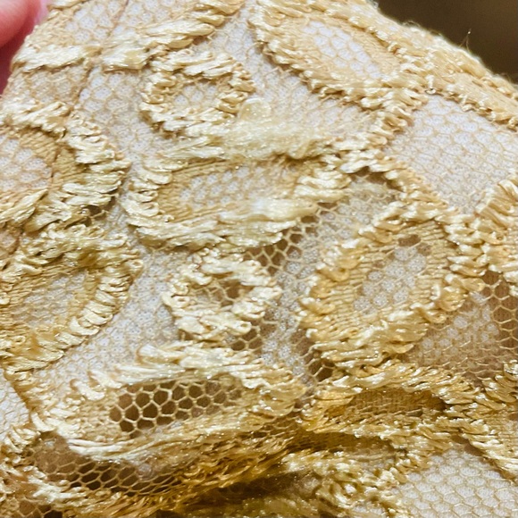 GEORGETTE Gold Dress - Picture 6 of 6